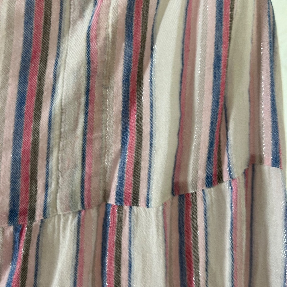 Tommy Bahama String Of Silver Linen-Blend Short Sundress, Coconut, Large - Picture 7 of 14